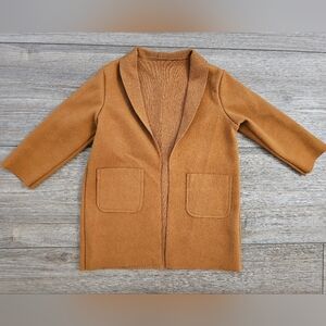 Brown Lightweight Toddler Pea Coat